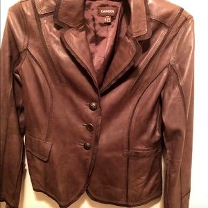 DANIER genuine leather jacket, Brown, size M/M